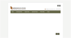 Desktop Screenshot of impressionsinstone.com